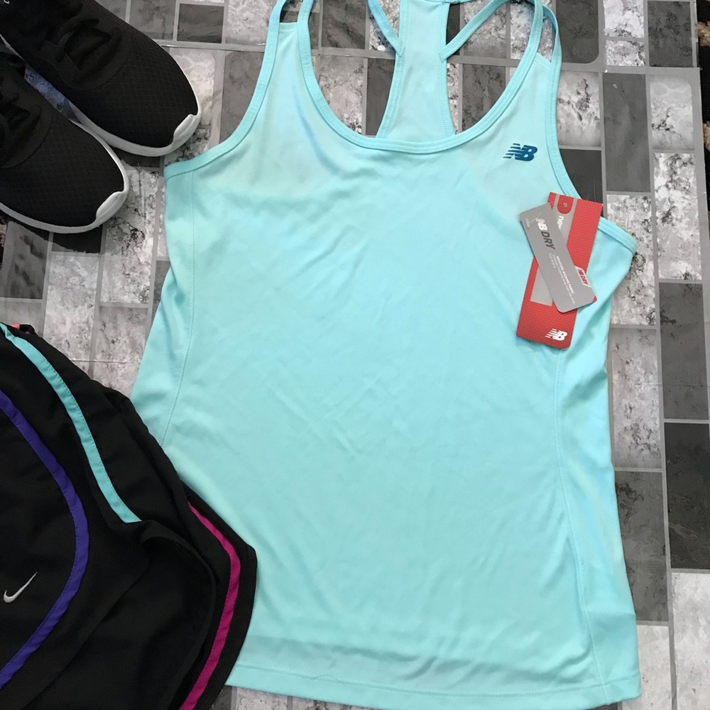 New Balance Aqua Racerback Tank. NWT Size M.